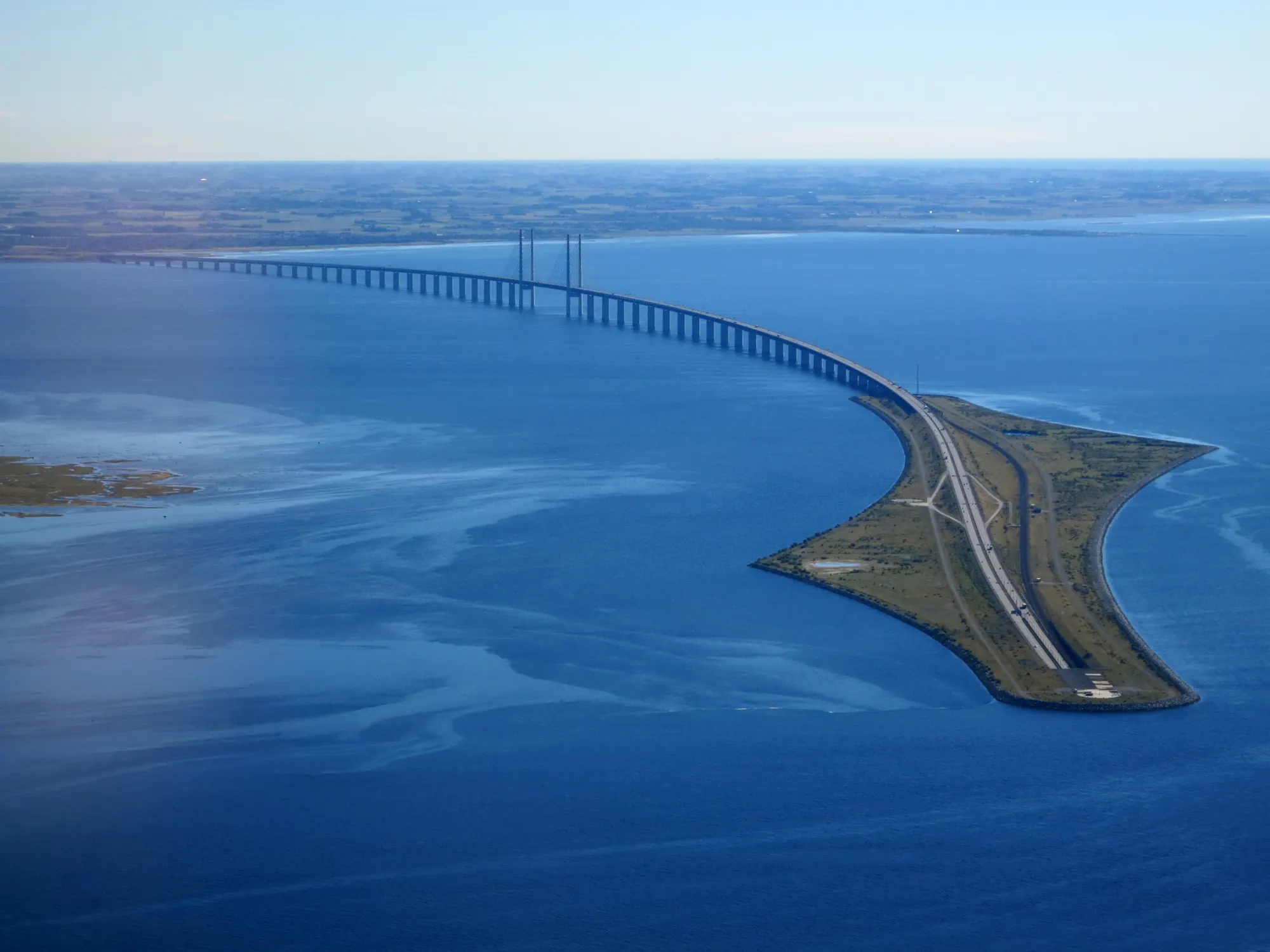 Öresundsbron från luften